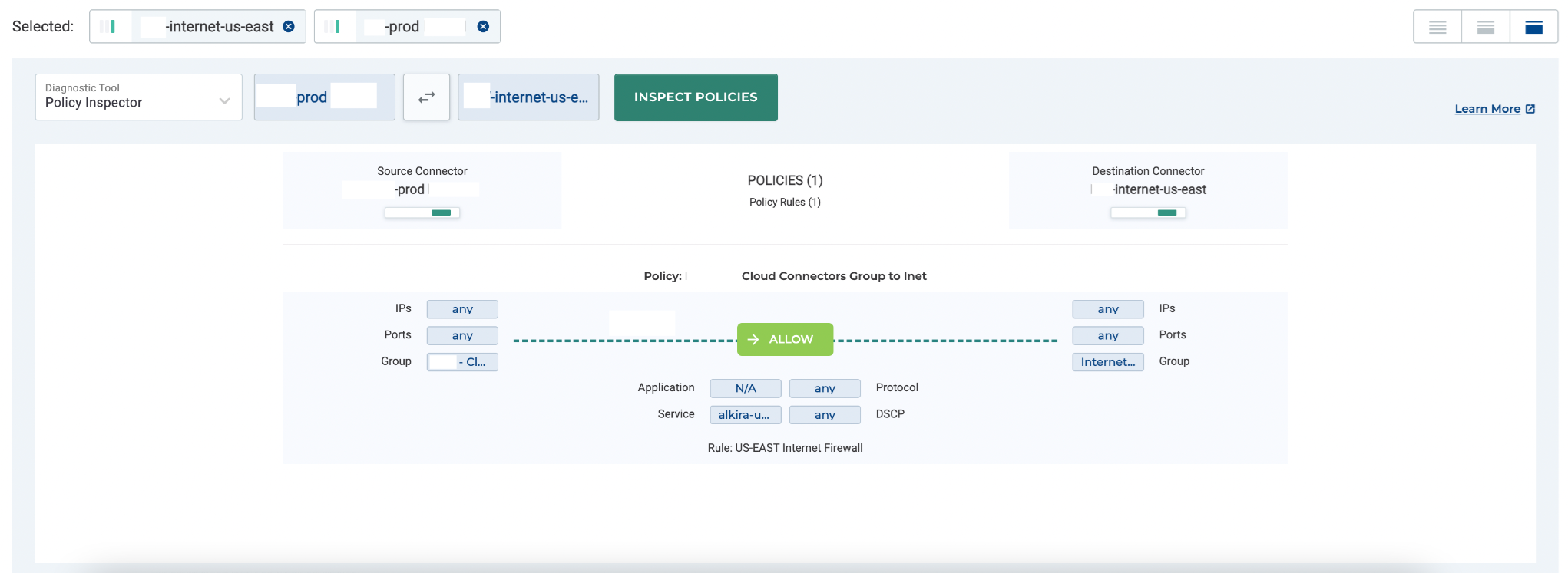 Inline Traffic Inspection using Alkira